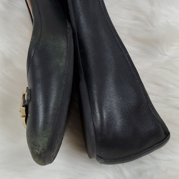Kate Spade black leather upper shoes flat size 6.5 - Picture 9 of 10